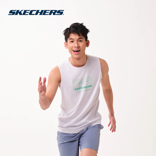 Áo Thun Không Tay Nam Skechers Walking Performance Sleeveless Tee - SP126M099-0019 Online Sale