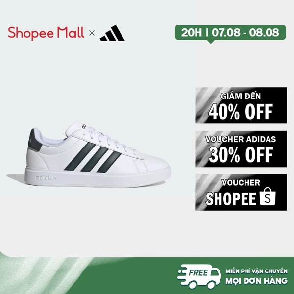 [Duy nhất 8.8 - VOUCHER 30%]adidas Quần vợt & Phong cách sống Giày Grand Court Cloudfoam Comfort Nam trắng GW9204