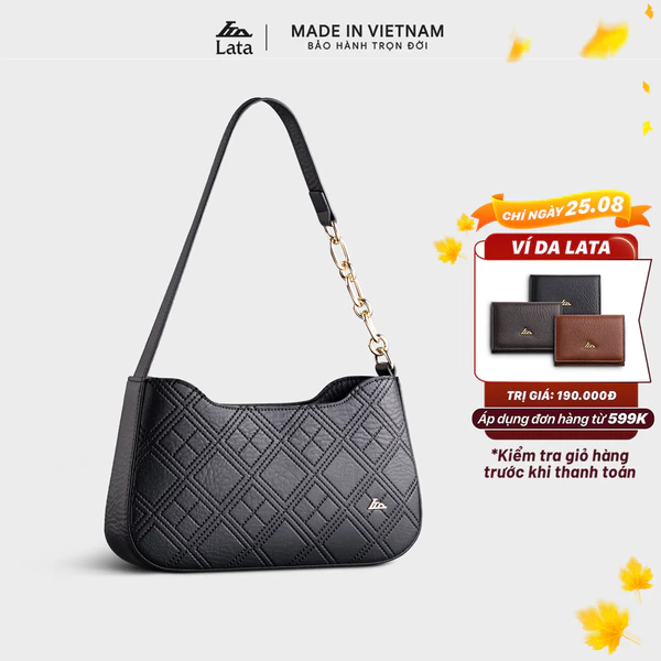 Túi Lata (Thời trang nữ đi chơi size 25 - Túi đeo vai da HN110)