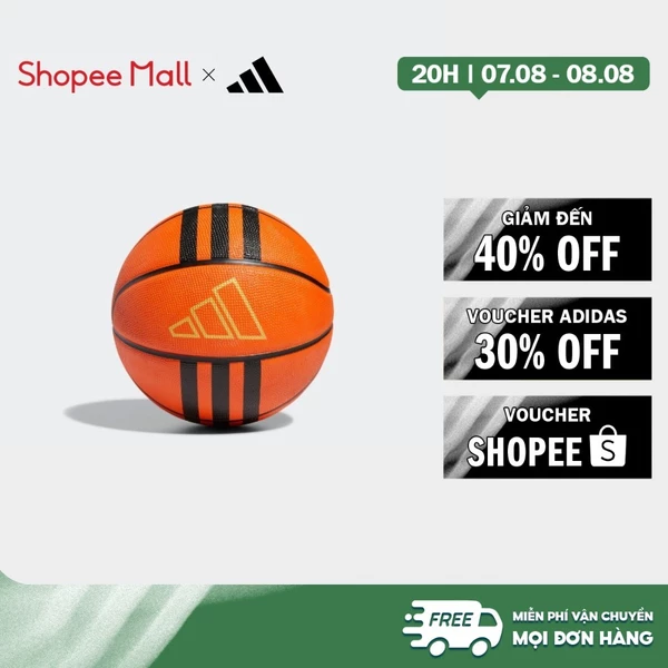 [Duy nhất 8.8 - VOUCHER 30%]adidas Bóng rổ Quả Bóng Rổ 3 Sọc Cao Su X3 Unisex trái cam HM4970