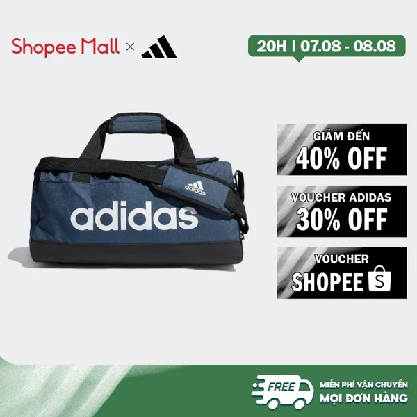 [Duy nhất 8.8 - VOUCHER 30%]adidas Phong cách sống Túi Duffel Logo Essentials Siêu Nhỏ Unisex Màu xanh da trời GN2035