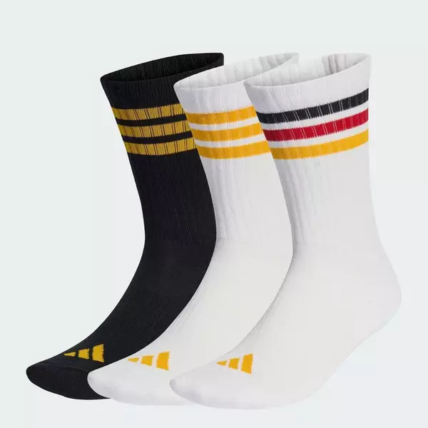 adidas Phong cách sống BỘ 3 ĐÔI TẤT CỔ CAO CÓ ĐỆM 3 GẠCH SPORTSWEAR Unisex trắng KE5501
