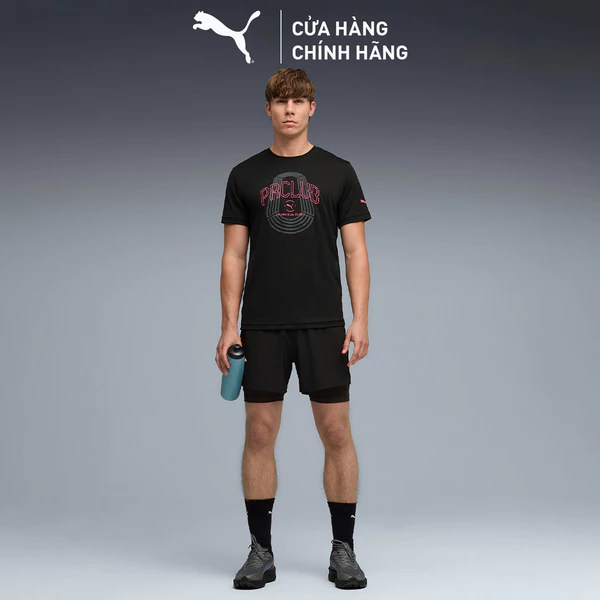 Quần Đùi Chạy Bộ PUMA Nam M DREAMRUN 2in1 5 DryC Short Black Màu Đen