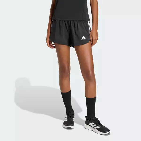 adidas Gym & Training Quần Short Dệt 2 Trong 1 Pacer Workout Nữ Đen KD9742