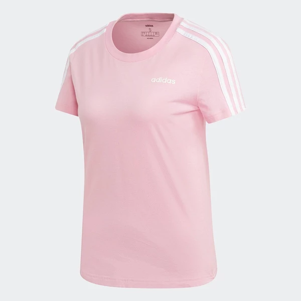adidas Phong cách sống Áo Thun 3 Sọc Essentials Nữ Hồng DU0633