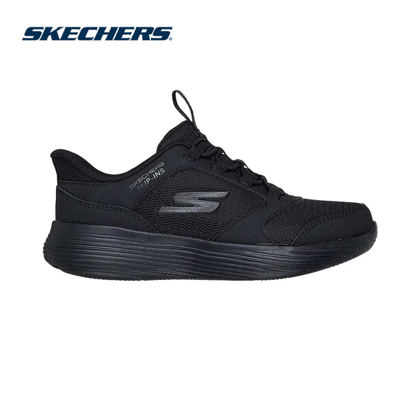 Giày Thể Thao Bé Trai Skechers Slip-Ins Back To School GOrun 400 V2 Turbo-Brisk - 403899L-BBK Air-Cooled Memory Foam