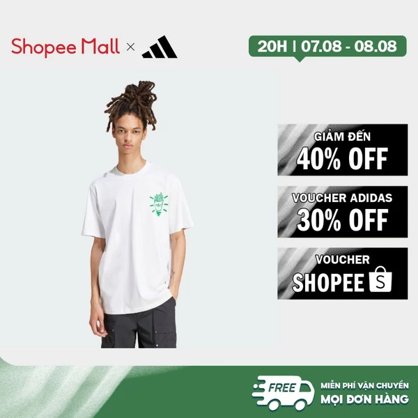 [Duy nhất 8.8 - VOUCHER 30%]adidas Phong cách sống Áo Thun adidas Originals Nam trắng JD0677
