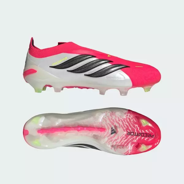 adidas Bóng đá Giày Đá Bóng Không Dây Sân Cỏ Thật Đất Cứng Predator Elite Unisex Đỏ JS0407