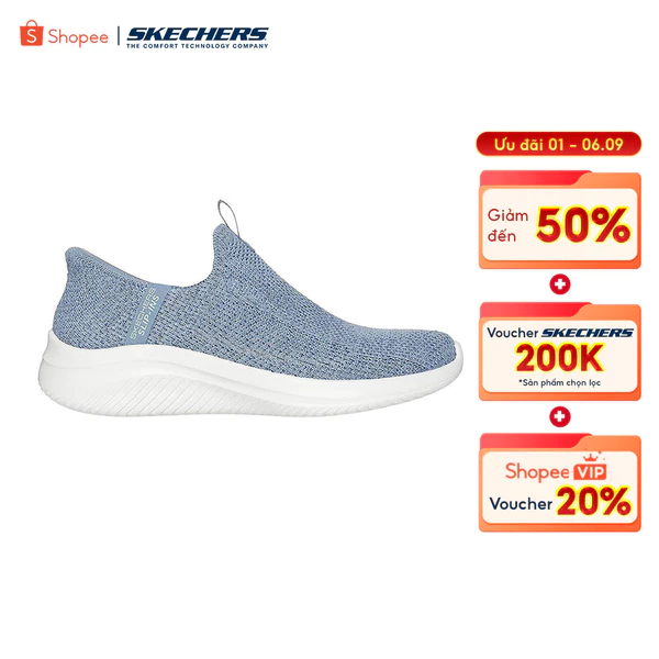 Giày Thể Thao Nữ Skechers Slip-ins Sport Ultra Flex 3.0 Pastel Dream Thường Ngày - 150468-SLT Air-Cooled Memory Foam