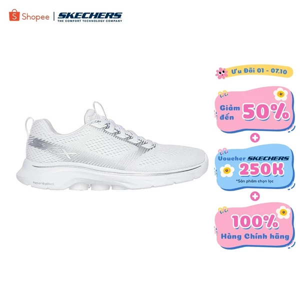 Giày Thể Thao Nữ Skechers GOwalk 7 Hailey Đi Bộ - 125251-WSL Air-Cooled Goga Mat