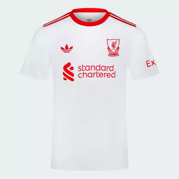 adidas Bóng đá LFC A FY JSY SE Trẻ em trắng LE8200