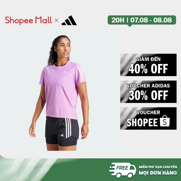 [Duy nhất 8.8 - VOUCHER 30%]adidas Chạy Áo Thun Own The Run Nữ Màu tím IV5494