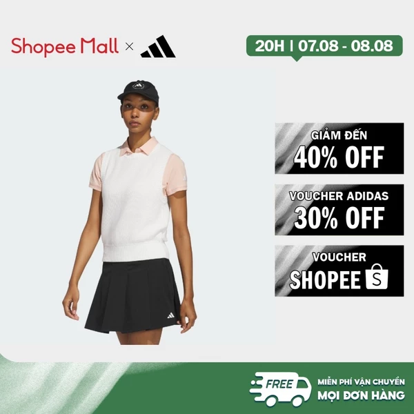 [Duy nhất 8.8 - VOUCHER 30%]adidas Đánh gôn Áo Gile Dệt Kim Tour Ultimate365 Nữ trắng JE7337