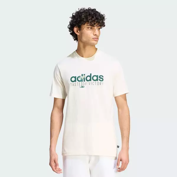 adidas Phong cách sống ÁO THUN GRAPHIC TASTE OF VICTORY DRINK Nam trắng KG0953