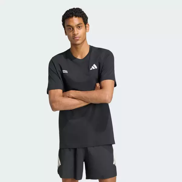 adidas Chạy ÁO THUN GRAPHIC RUN ESSENTIALS Nam Đen KS2502