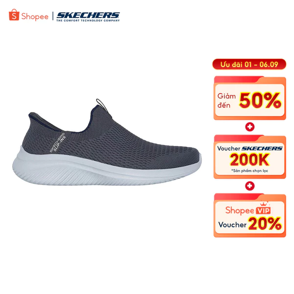 Giày Thể Thao Nam Skechers Slip-ins Sport Ultra Flex 3.0 Smooth Rise Thường Ngày-232902-GYNV Air-Cooled Memory Foam