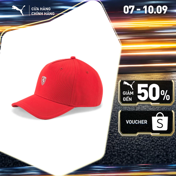 Nón Thời Trang PUMA Unisex FRR SPTWR Style BB Cap Rosso Corsa Màu Đỏ