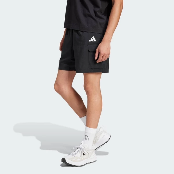 adidas Phong cách sống Quần Short Túi Hộp Logo Nhỏ Chelsea Essentials Nam Đen JF3530