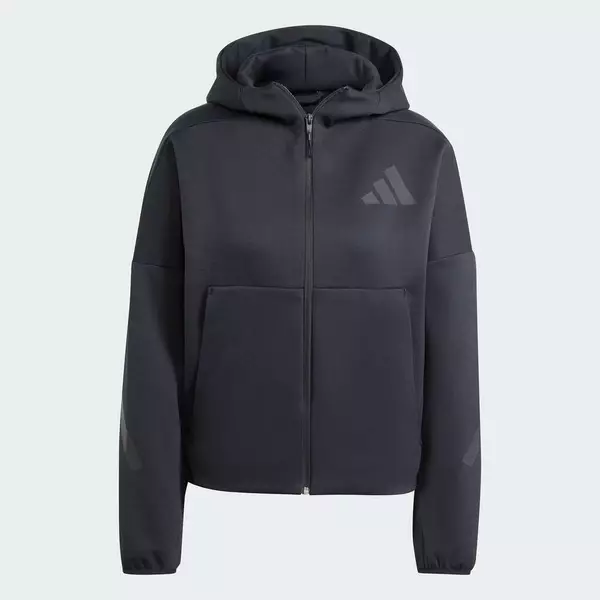 adidas Lifestyle adidas Z.N.E. Full-Zip Hoodie Women Black JE7848