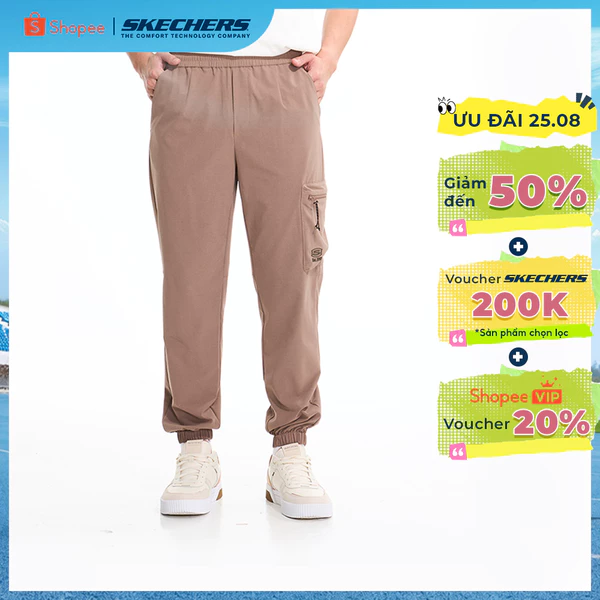 Long Pants Nam Skechers Lifestyle Physical Academia Collection Iconic Long Pants - SL125M011-04UX Online Sale