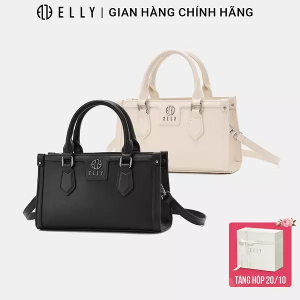 Túi xách nữ da thật ELLY ET214 túi đeo chéo đeo vai xách tay cao cấp thanh lịch
