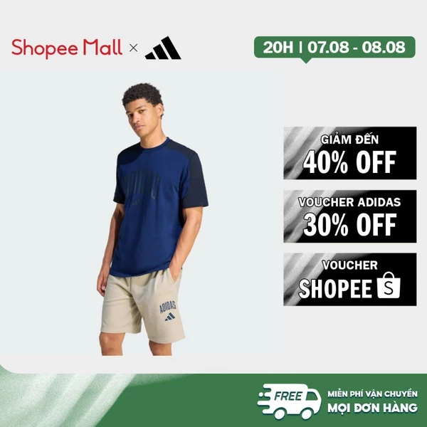 [Duy nhất 8.8 - VOUCHER 30%]adidas Phong cách sống ÁO THUN COLLEGIATE Nam Màu xanh da trời KC3418