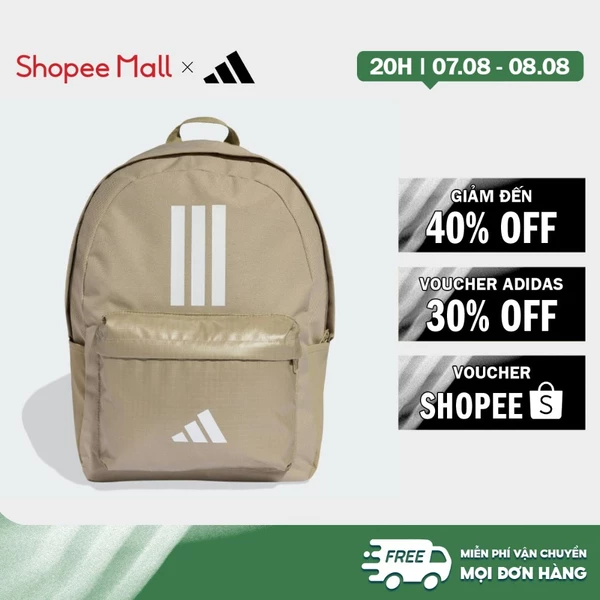 [Duy nhất 8.8 - VOUCHER 30%]adidas Phong cách sống Ba Lô 3 Sọc Back-to-School Classic Unisex nâu KE5638