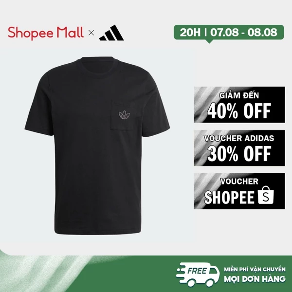 [Duy nhất 8.8 - VOUCHER 30%]adidas Phong cách sống Áo thun adidas SPRT có túi Nam Đen HE4723