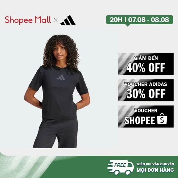 [Duy nhất 8.8 - VOUCHER 30%]adidas Lifestyle adidas Z.N.E. Tee Women Black JE7846