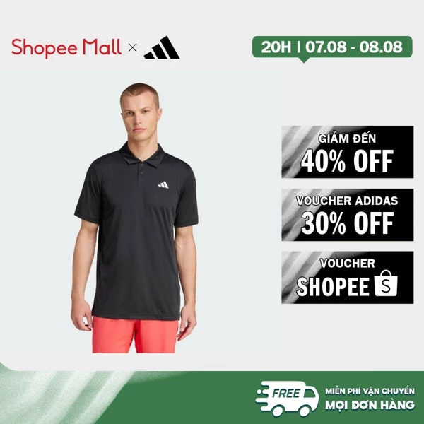 [Duy nhất 8.8 - VOUCHER 30%]adidas Quần vợt & Padel Tennis Áo Polo Tennis Club Nam Đen JF8506