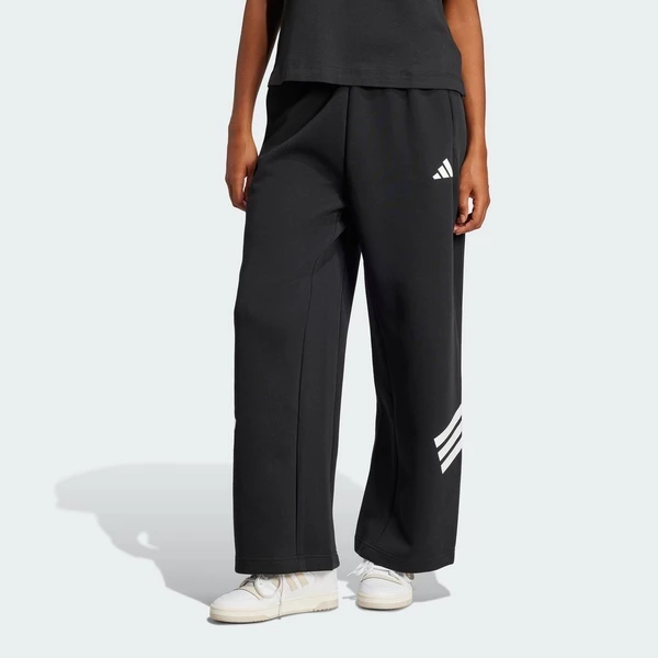 adidas Phong cách sống Quần Ống Đứng 3 Sọc Future Icons Nữ Đen JE0150