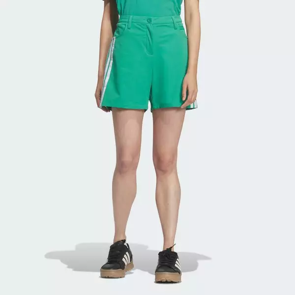 adidas Đánh gôn QUẦN SHORT 3 GẠCH 5INCH Nữ màu xanh lá KD7214