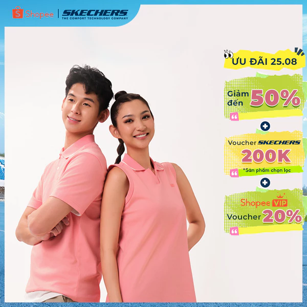 Short Sleeve Polo Nam Skechers CNY Short Sleeve Polo - SL126M526-01JR