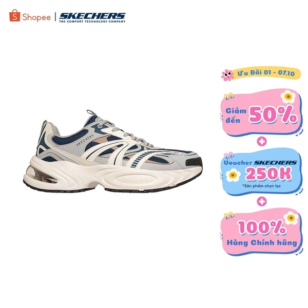 Giày Thể Thao Nam Skechers Street UNO Ryze Scale Up - 183199-NVNT Air-Cooled Memory Foam