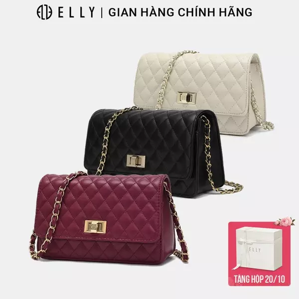 Túi xách nữ thời trang ELLY EL95 đeo chéo đeo vai cao cấp chính hãng