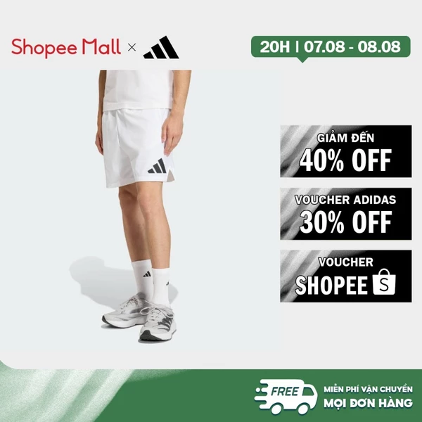 [Duy nhất 8.8 - VOUCHER 30%]adidas Phong cách sống Quần Short Dệt adidas Z.N.E. Nam trắng KD8489