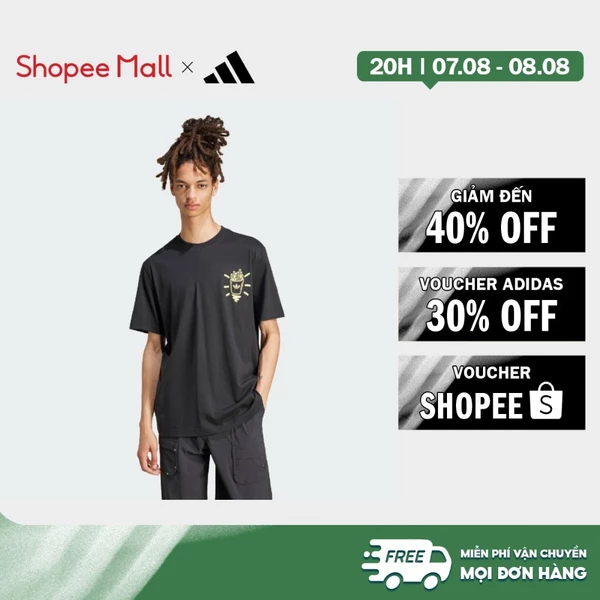 [Duy nhất 8.8 - VOUCHER 30%]adidas Phong cách sống Áo Thun adidas Originals Nam Đen JP2672