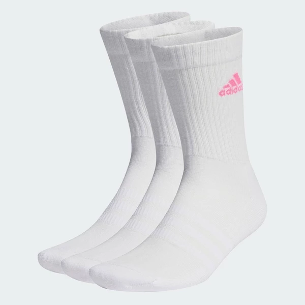 adidas Phong cách sống & Bóng rổ Bộ 3 Đôi Tất Cao Cổ Có Đệm Unisex trắng IP2635