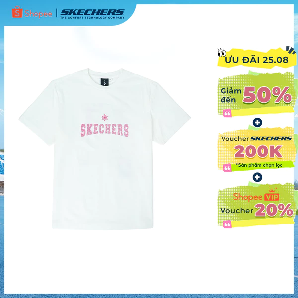 Áo Thun Tay Ngắn Unisex Skechers Demon Slayer Short Sleeve Tee - SL325U534-00QF