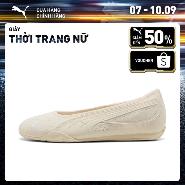 Giày Búp Bê PUMA Nữ CATCH SOLEIL BALLERINA SD Alpine Snow-White Màu Trắng