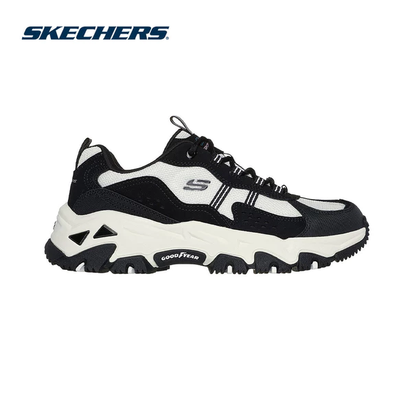 Giày Thể Thao Nữ Skechers Outdoor D'Lites Hiker Địa Hình - 180128-BKW Air-Cooled Memory Foam Online Sale