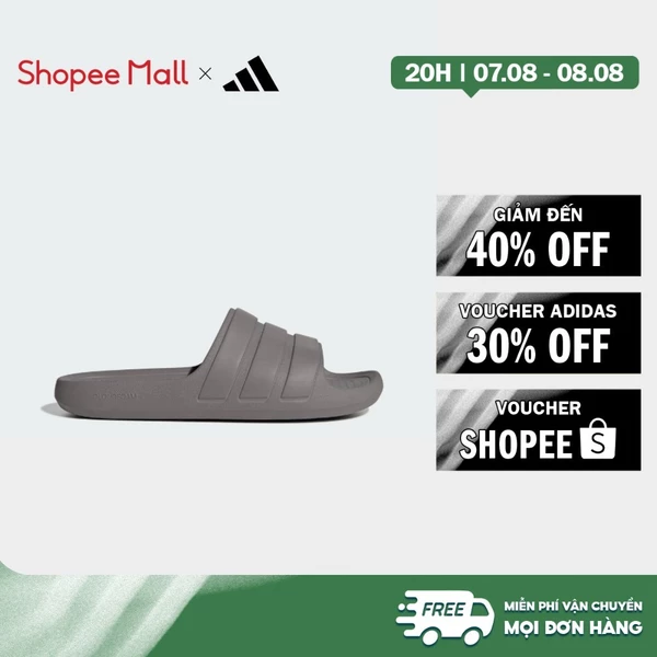 [Duy nhất 8.8 - VOUCHER 30%]adidas Phong cách sống Dép adilette Flow Unisex Xám JP5680