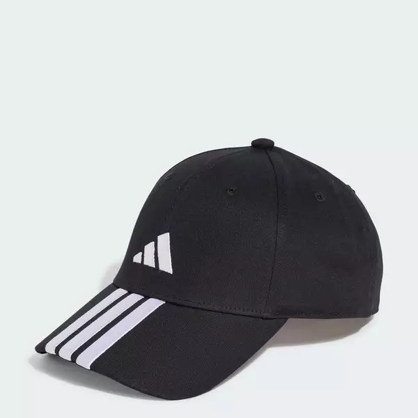 adidas Phong cách sống Mũ Bóng Chày Logo Mới 3 Sọc Unisex Đen JG1072