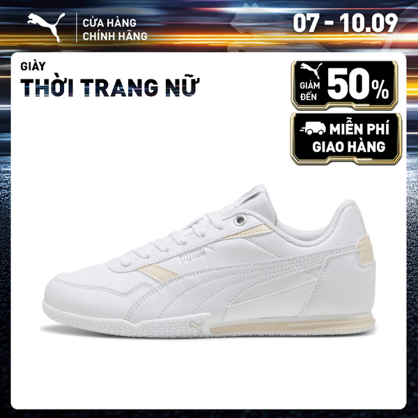Giày Thời Trang PUMA Nữ BELLA DONNA L White-Silver Màu Trắng
