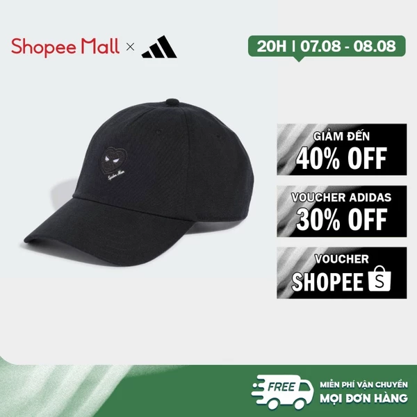 [Duy nhất 8.8 - VOUCHER 30%]adidas Phong cách sống MŨ LƯỠI TRAI ADIDAS MARVEL SPIDERMAN Unisex Đen KT2065