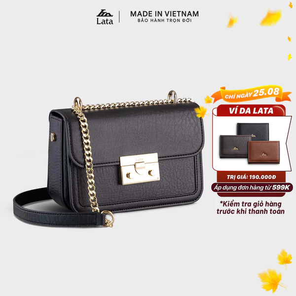 Túi Lata (Thời trang nữ đi chơi size 19 - Túi đeo chéo da HN96)