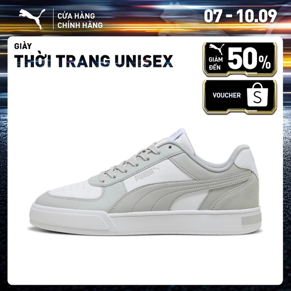 Giày thời trang PUMA Unisex Caven Mix Ash Gray-Ash Gray-White Màu Xám