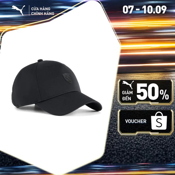 Nón Thể Thao PUMA Unisex Auto FRR PRO BB Cap Black Màu Đen