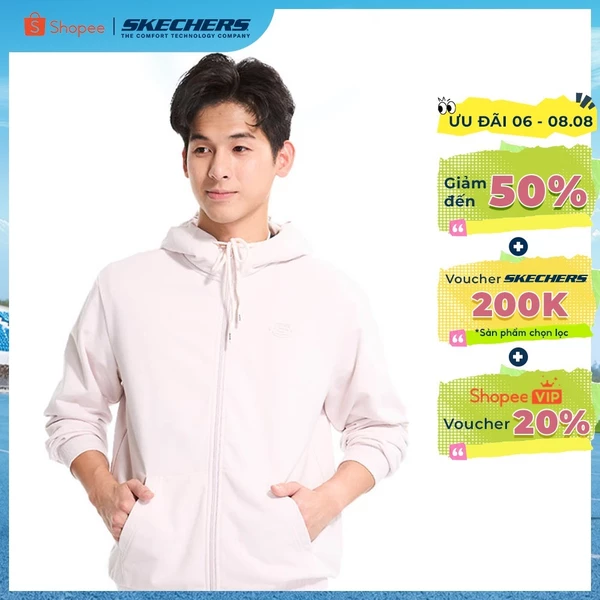 Áo Khoác Có Nón Unisex Skechers LifestylePhysicalAcademiaCollectionLounge Hooded Jacket-L225U001-0480 Online Sale