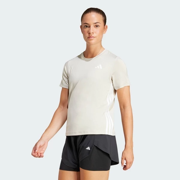 adidas Gym & Training Áo Thun Tập Luyện 3 Sọc Train Essentials Nữ Be JD6530
